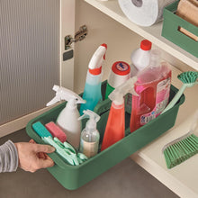 Carica l'immagine nel visualizzatore di Gallery, Snips Sottolavello Verde, Organizer Cucina, Porta Detersivi Salvaspazio, Cestello con Ruote e Maniglia, 45,3 x 20,8 x 17,5 cm, Made in Italy
