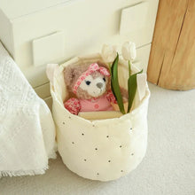 Carica l'immagine nel visualizzatore di Gallery, Borsa portaoggetti per pannolini per bambini trapuntata di grande capacità Impilatori per pannolini in cotone Giocattoli