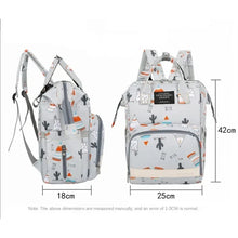 Carica l'immagine nel visualizzatore di Gallery, Borsa per pannolini per bambini Zaino Borsa per mamma incinta Borsa per pannolini per bambini di grande capacità Zaino d