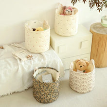 Carica l'immagine nel visualizzatore di Gallery, Borsa portaoggetti per pannolini per bambini trapuntata di grande capacità Impilatori per pannolini in cotone Giocattoli