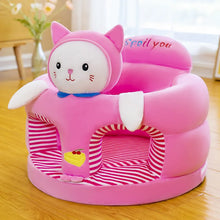 Carica l'immagine nel visualizzatore di Gallery, Simpatico copridivano in peluche per neonati, seduta di supporto per bambini piccoli, nido per imparare a sedersi e mang