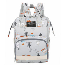 Carica l'immagine nel visualizzatore di Gallery, Borsa per pannolini per bambini Zaino Borsa per mamma incinta Borsa per pannolini per bambini di grande capacità Zaino d