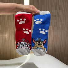 Carica l'immagine nel visualizzatore di Gallery, 3 paia/set di calzini originali Paw Patrol per bambini, calzini carini con cartoni animati, calzini a tubo medio alla mo