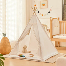 Carica l'immagine nel visualizzatore di Gallery, 1.6m/1.3m Tenda per bambini Casa da gioco per interni Wigwam per bambini Tende Tipi per bambini portatili Teepee Palla p