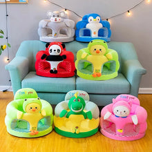 Carica l'immagine nel visualizzatore di Gallery, Simpatico copridivano in peluche per neonati, seduta di supporto per bambini piccoli, nido per imparare a sedersi e mang