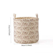 Carica l'immagine nel visualizzatore di Gallery, Borsa portaoggetti per pannolini per bambini trapuntata di grande capacità Impilatori per pannolini in cotone Giocattoli