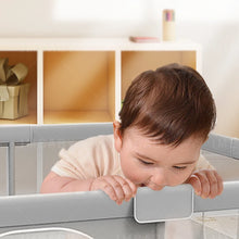 Carica l'immagine nel visualizzatore di Gallery, Box per bambini Box da gioco per bambini grigio chiaro Grande parco giochi per bambini per interni con angolo protettivo
