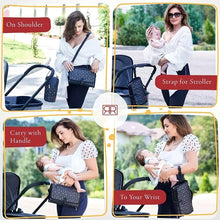 Carica l'immagine nel visualizzatore di Gallery, Fasciatoio pieghevole per esterni per bambini, pannolino portatile da viaggio per bambini, borsa per madre e neonato, fa