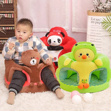 Carica l'immagine nel visualizzatore di Gallery, Simpatico copridivano in peluche per neonati, seduta di supporto per bambini piccoli, nido per imparare a sedersi e mang