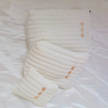 Carica l'immagine nel visualizzatore di Gallery, 4 pezzi/set borsa per pannolini per bambini amore ricamo multifunzionale articoli per madre e bambino organizzatore bors