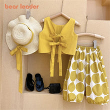 Carica l'immagine nel visualizzatore di Gallery, Bear Leader 2026 Completo Coreano alla Moda Pastorale Senza Schienale, Top Sottile a Pullover da Ragazza, Gilet e Pantal