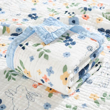 Carica l'immagine nel visualizzatore di Gallery, Coperta Neonato 100% Cotone 110x110cm Cartoni Animati