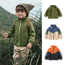 Carica l'immagine nel visualizzatore di Gallery, Ircomll Nuovi Bambini Ragazzi Giacca in pile polare Autunno Inverno Cappotto per bambini Causale Bambino Colletto alla c
