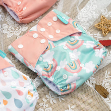 Carica l'immagine nel visualizzatore di Gallery, Happyflute 4 pezzi/set pannolini di stoffa ecologici riutilizzabili ecologici per bambini - AliExpress 1501