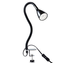 Carica l'immagine nel visualizzatore di Gallery, Lampada LED da tavolo con morsetto dimmerabile su 3 livelli, include Nero