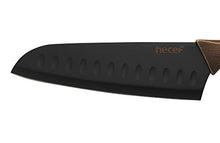 Carica l'immagine nel visualizzatore di Gallery, hecef Set di Coltelli da Cucina, in Acciaio Inox con Un Nero... - Ilgrandebazar