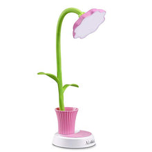 Carica l'immagine nel visualizzatore di Gallery, Aiskki Led Lampada da Tavolo Lampade Scrivania Bambina, Comodino Luce Rosa - Ilgrandebazar