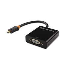 Carica l'immagine nel visualizzatore di Gallery, Cable Matters Adattatore da micro HDMI a VGA (convertitore Micro HDMI, Nero
