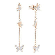 Carica l'immagine nel visualizzatore di Gallery, Swarovski Orecchini Lilia, Cristallo Bianco, Placcati Nella Tonalità Oro... - Ilgrandebazar