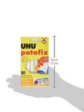 Carica l'immagine nel visualizzatore di Gallery, UHU Patafix 41710 - Gomma adesiva removibile, Bianco, confezione da 80 gommini
