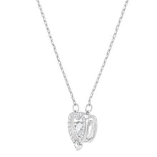 Carica l'immagine nel visualizzatore di Gallery, Swarovski Collana Sparkling Dance Heart, Cristallo Bianco, Rodiata, da Donna - Ilgrandebazar