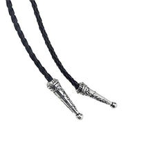 Carica l'immagine nel visualizzatore di Gallery, OTOTEC Western Bolo Mens Bolero Cravatta Cowboy Fascette 2 Tipi, Onyx - Ilgrandebazar