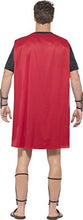 Carica l'immagine nel visualizzatore di Gallery, Smiffys Costume Gladiatore romano, Nero, con tunica, mantella attaccata,... - Ilgrandebazar