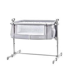 Carica l'immagine nel visualizzatore di Gallery, Kinderkraft Culla da Affiancare NESTE, Lettino Co-Sleeping, Regolabile Grigio - Ilgrandebazar