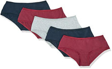 Carica l'immagine nel visualizzatore di Gallery, Marchio Amazon - Iris &amp; Lilly Culotte Donna, Pacco da 5 - Ilgrandebazar