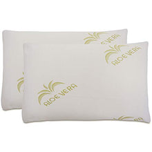 Carica l'immagine nel visualizzatore di Gallery, Baldiflex - Coppia di Cuscini in Memory Foam, Modello Saponetta, Fodera in... - Ilgrandebazar