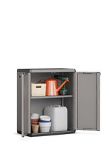 Carica l'immagine nel visualizzatore di Gallery, Keter 9729000 Armadio Basso, Grigio, 68x39x90 cm cm, Grigio - Ilgrandebazar