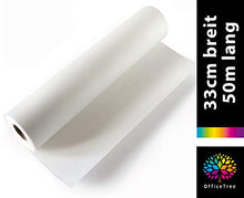 Carica l'immagine nel visualizzatore di Gallery, OfficeTree Rotolo Di Carta Per Disegnare da 50 m, larghezza 33 cm - Qualità... - Ilgrandebazar