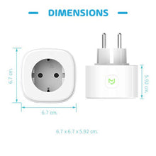 Carica l'immagine nel visualizzatore di Gallery, Presa Intelligente WiFi Smart Plug 16A 3680W, Funzione Timer, Bianco