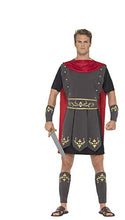 Carica l'immagine nel visualizzatore di Gallery, Smiffys Costume Gladiatore romano, Nero, con tunica, mantella attaccata,... - Ilgrandebazar