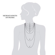 Carica l'immagine nel visualizzatore di Gallery, Collana con ciondolo a forma di croce in oro bianco, unisex, solida... - Ilgrandebazar