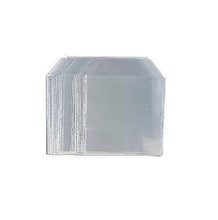 Carica l'immagine nel visualizzatore di Gallery, 100 bustine per CD e DVD trasparenti in plastica pvc con aletta Tasse de Café