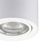 Carica l'immagine nel visualizzatore di Gallery, Plafoniera Led con lampadina GU10 inclusa orientabile, luce calda 3000K, 5W,...