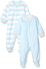 Carica l'immagine nel visualizzatore di Gallery, Amazon Essentials 2-Pack Microfleece Sleep And Play Bimbo 0-24 - Ilgrandebazar