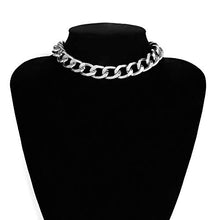 Carica l'immagine nel visualizzatore di Gallery, Daimay Collana Girocollo in Lega da Donna Pesante Catena Cubana Punk... - Ilgrandebazar