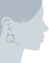 Carica l'immagine nel visualizzatore di Gallery, Fossil - Orecchini ad anello, Zirconia, Acciaio inossidabile - Ilgrandebazar