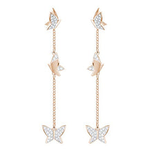 Carica l'immagine nel visualizzatore di Gallery, Swarovski Orecchini Lilia, Cristallo Bianco, Placcati Nella Tonalità Oro... - Ilgrandebazar