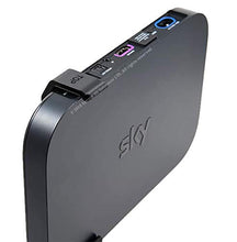 Carica l'immagine nel visualizzatore di Gallery, Staffa per montaggio a parete Sky Q Mini Box, nera, completa di fissaggi