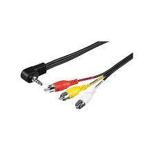 Carica l'immagine nel visualizzatore di Gallery, Goobay 50209 Cavo Adattatore, Composito Audio Video a 3.5mm, 1.5m Lunghezza...
