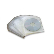 Carica l'immagine nel visualizzatore di Gallery, 100 bustine per CD e DVD trasparenti in plastica pvc con aletta Tasse de Café