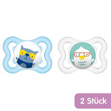Carica l'immagine nel visualizzatore di Gallery, MAM 66667411 - Air, Ciuccio in silicone 0-6 mesi, bambino Monate - Junge - Ilgrandebazar