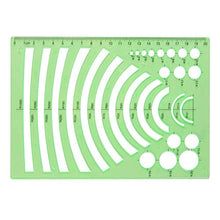 Carica l'immagine nel visualizzatore di Gallery, Set di 6 Mascherina Geometrica Disegno Tecnico Flessibile ma Resistente...