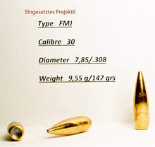 Carica l'immagine nel visualizzatore di Gallery, HandMade Shot Glass with Real .308 Bullet - Ilgrandebazar
