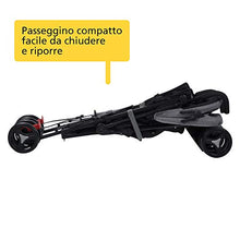 Carica l'immagine nel visualizzatore di Gallery, Safety 1St Rainbow Passeggino Leggero e Reclinabile, Pieghevole Black Chic