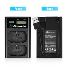 Carica l'immagine nel visualizzatore di Gallery, Powerextra - Caricabatteria Dual USB con display LCD per Sony NP-FZ100,...