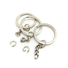 Carica l'immagine nel visualizzatore di Gallery, LAKIND 100PCS Portachiavi Key chain portachiavi Lotto 25 mm cerchio 100pcs